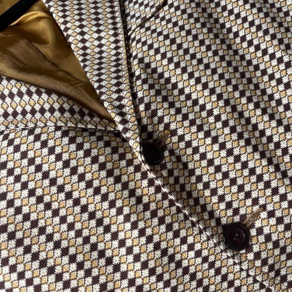 Pattern Button Down Blazer - Picture 2 of 2
